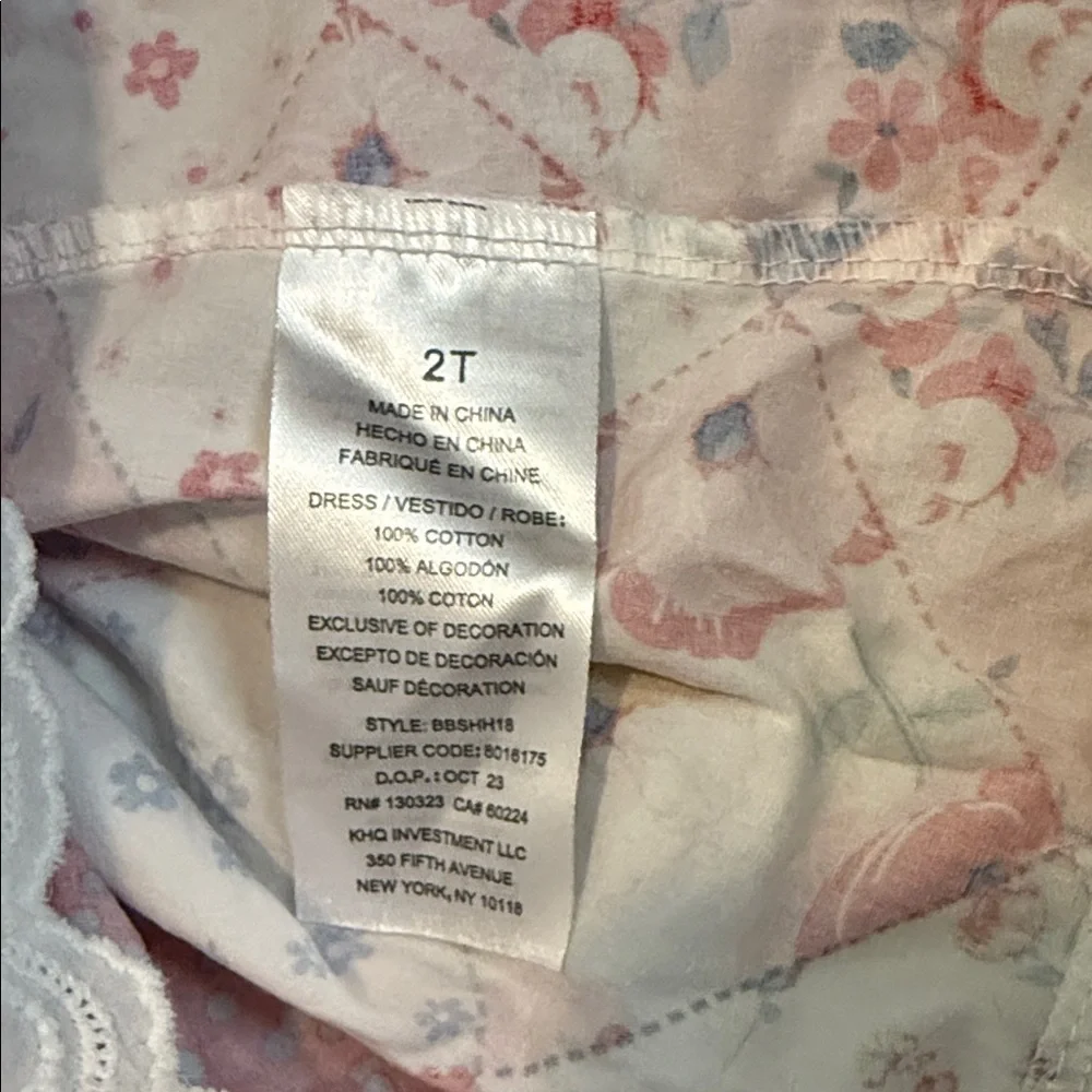 Blueberi Boulevard Patchwork Dress - Pink and Blue